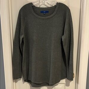 ⚜️ Apt. 9 Charcoal Women's Sweater Subtle Shimmer